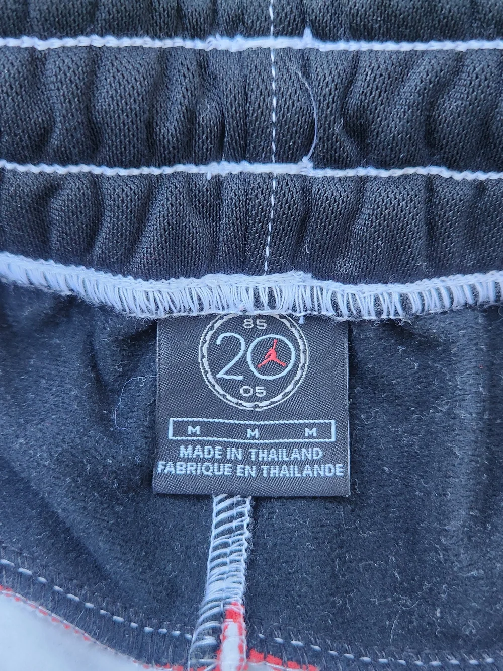 Vintage Air Jordan 20th Anniversary Track Pants – Men’s Medium – White/Black/Red